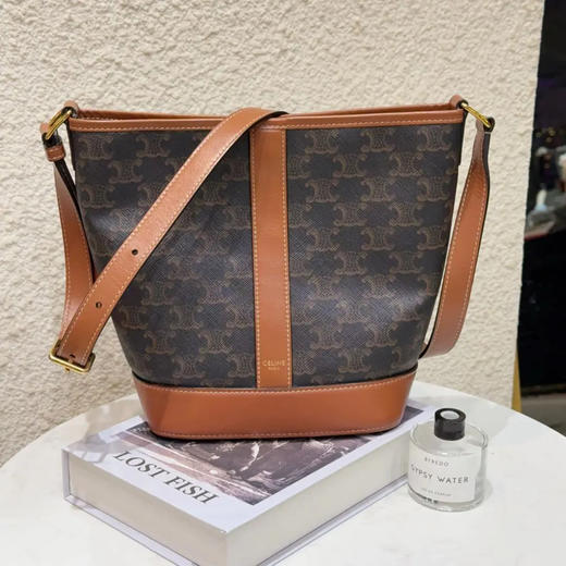 Celine 小号 老花 水桶 斜挎包 商品图0