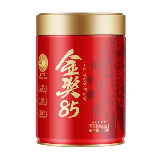 川红 金奖85脸谱五星红茶125g 商品图2