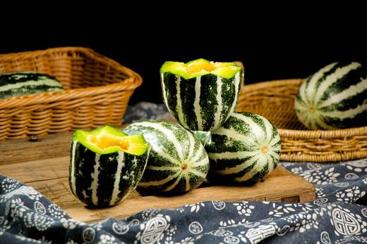 【博洋9号羊角蜜】 蜜瓜界的劳斯莱斯  甜脆多汁   汁水丰盈  香气满棚  酥脆  无渣  可食率99% 无农药种植 新鲜采摘  果园直发 商品图9