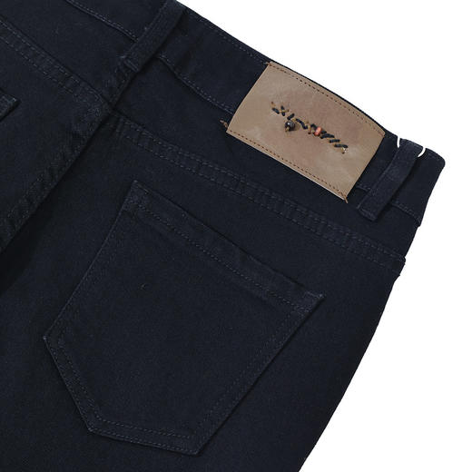 半身缘女裤 春季柔软经典百搭修身洗水牛仔裤261202M30120186 商品图3