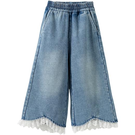 贝贝怡蜜糖兔的春日女童牛仔长裤ZB1FK001 商品图7