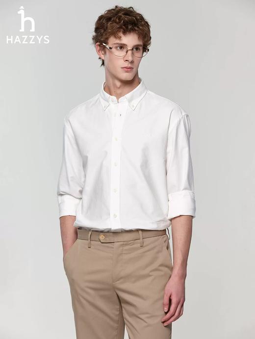 哈吉狗原单男士羊毛混纺衬衫199！官网1000+ 商品图1