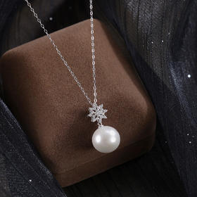 子佩集【凛冬来信】银S925珍珠惜王妃套链【MLTL008】11mm珠星芒2601