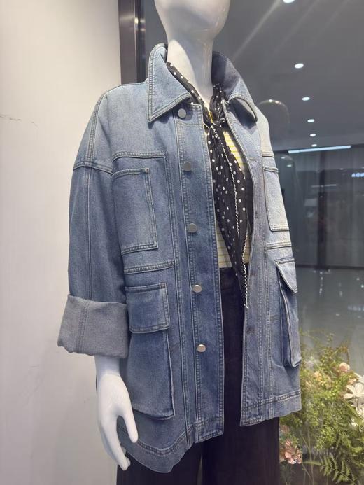 设计风阔版牛仔外套 商品图9