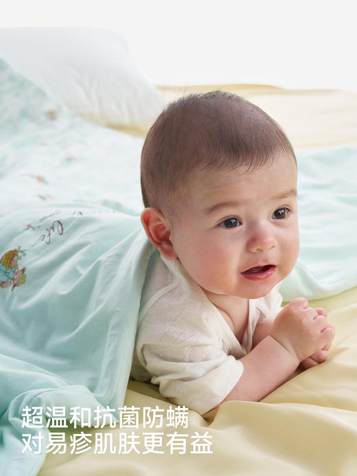英氏婴儿被子防螨抗菌床品新生儿专用被四季通用包被YEBBJ1S005A 1S006A 0S008A 1S010A 1S009A 0R002A 3R015A 商品图2