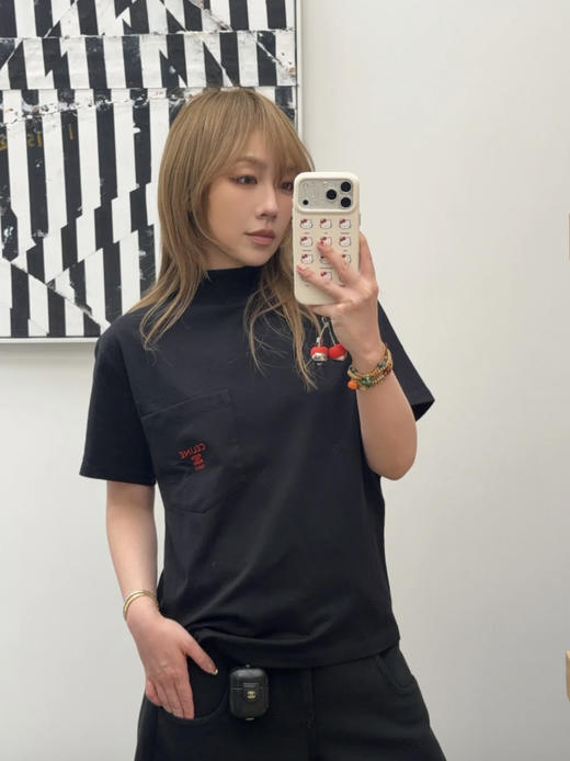 赛琳 25ss字母标识凯旋门刺绣短袖T恤 男女同款（DY） 商品图3