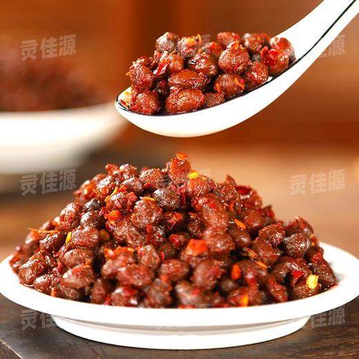 湖南风味豆豉湖南新化250g特产香辣腊八豆调味料下饭菜拌面豆瓣酱 商品图0
