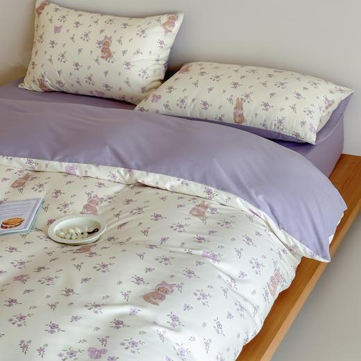 舒适纯棉~60支长绒棉ins风全棉四件套单双人被套学生床三件套床单床笠四季可用 商品图5