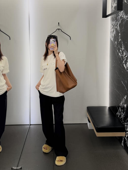 赛琳 25ss假两件胶浆印花短袖T恤 男女同款（DY） 商品图7