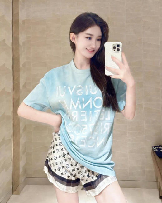 驴家 25ss扎染印花短袖T恤 男女同款（DY） 商品图1