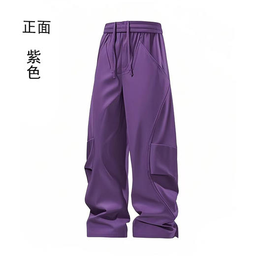 LUCKY DEER幸运鹿情侣款户外通勤机能休闲裤25017 商品图3