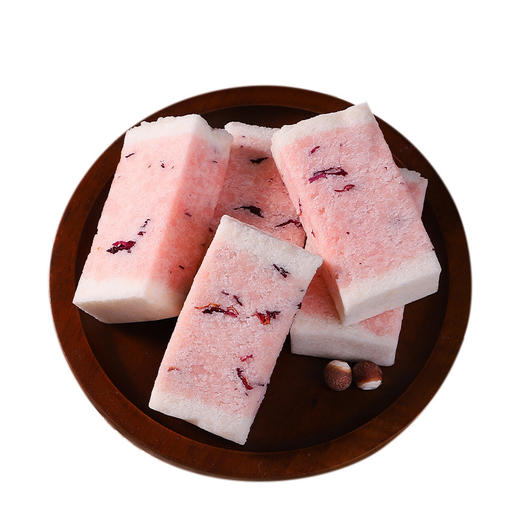 【老少皆宜！香气馥郁】网红爆款重瓣玫瑰芡实糕无蔗糖传统手工糕点心健康代餐零食品。xa 商品图3