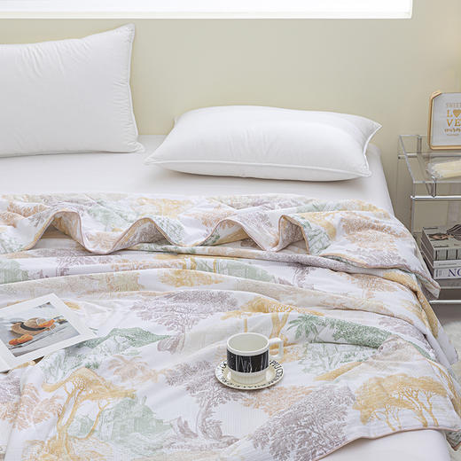 杉杉家纺 泡泡纱夏凉被-北欧小镇 商品图3