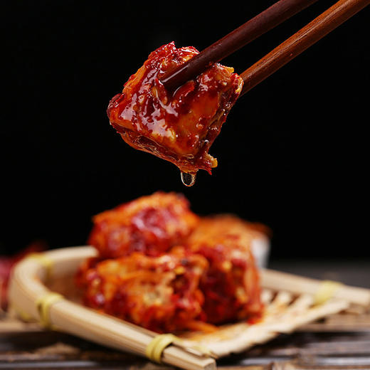 湖南特产香辣豆腐乳农家纯手工制作发酵霉豆腐特辣味猫鱼下饭菜 商品图2