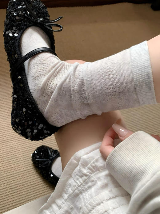 网眼镂空中筒袜 商品图2