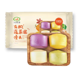 九洲丰园320g有机蔬菜泥馒头