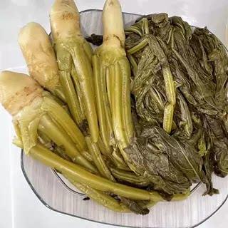 湖南新化特产大头黄菜农家自制下饭酸菜黄菜大头菜 商品图3