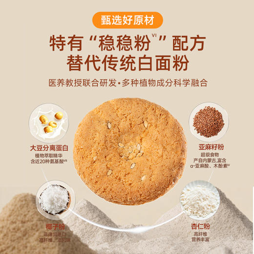 【糖友饱饱】糖友放心吃的益生元高纤桃酥 商品图2