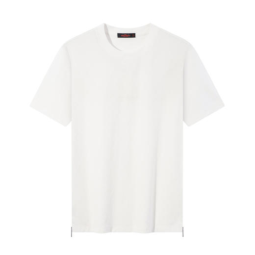 【凉感sorona】柒牌圆领提花短袖T恤男26夏季新款舒适百搭透气上衣 130T72450 商品图4