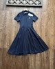 法国e鱼女装夏季新款法式优雅POLO短袖连衣裙女| 商品缩略图3