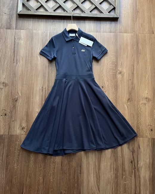 法国e鱼女装夏季新款法式优雅POLO短袖连衣裙女| 商品图3