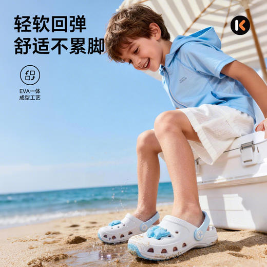 卡特兔儿童凉拖鞋男童2026年夏季防滑耐磨外穿不臭脚洞洞鞋女童 商品图4