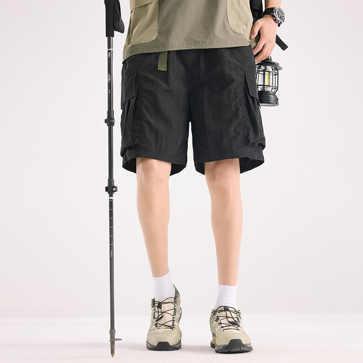 LUCKY DEER/幸运鹿情侣款时尚工装多袋机能5分裤K006 商品图1