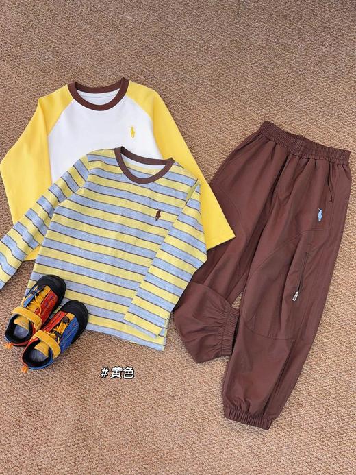 一店k （不费力穿搭系列！）3件/组！超省心啊！直接搭好的三件套！插肩袖T恤+条纹长袖+长裤 商品图10