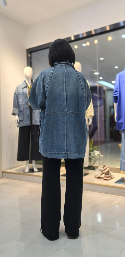 设计风阔版牛仔外套 商品图6