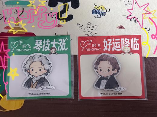 【文创周边】吟飞Ringway——亚克力磁吸贴&饰扣挂件 商品图1