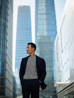 Dalmo pure silk T恤 灰色