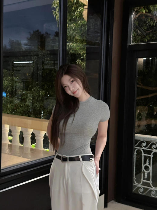 【3月24日 下午18:00 秒杀】fits加一个短袖卡棉上衣  fits 柔软 无敌薄款 高密 包裹性长袖 T恤 商品图0