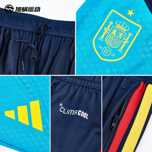 SFS阿迪达斯2026世界杯西班牙足球短裤训练热身比赛透气男 KA8189 商品图2
