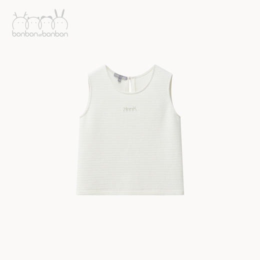 编织棉质无袖上衣 商品图3