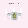 ShiningHouse[培育] 粉钻系列 18k金钻石戒指 垫形1克拉钻人工真钻人造钻石K金戒指时尚钻石戒指卓越匠心奢耀臻献【此商品不支持7天无理由退货退款】 商品缩略图0