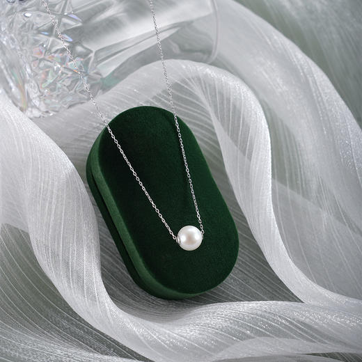 子佩集【小美满‌】银S925珍珠惜王妃项链【MLTL005】8.7mm珠插针单珠2601 商品图1