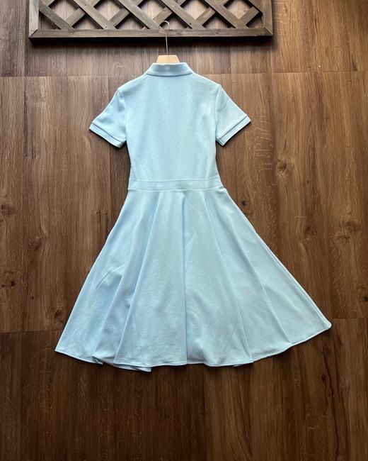 法国e鱼女装夏季新款法式优雅POLO短袖连衣裙女| 商品图5