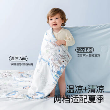 贝肽斯儿童夏凉被婴儿被子四季通用宝宝幼儿园空调被森林奇遇120×100cm 商品图5