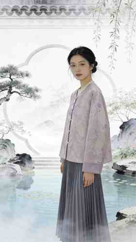 682615春上新 国风铃铛扣外套