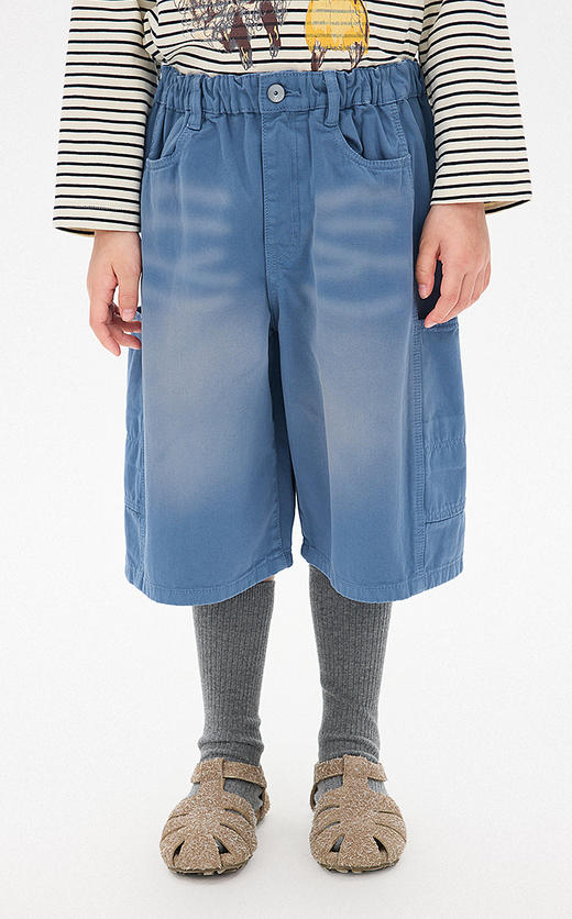 jnby   26年夏款  牛仔中裤  1Q4E11480 商品图7