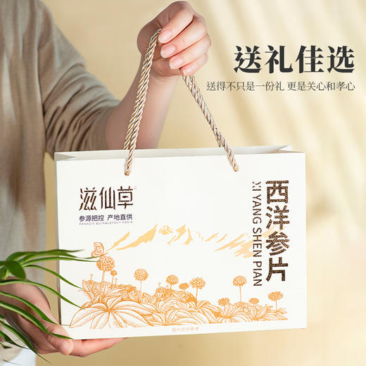 精选滋仙草吉林长白山4-5年生西洋参片60g 商品图2