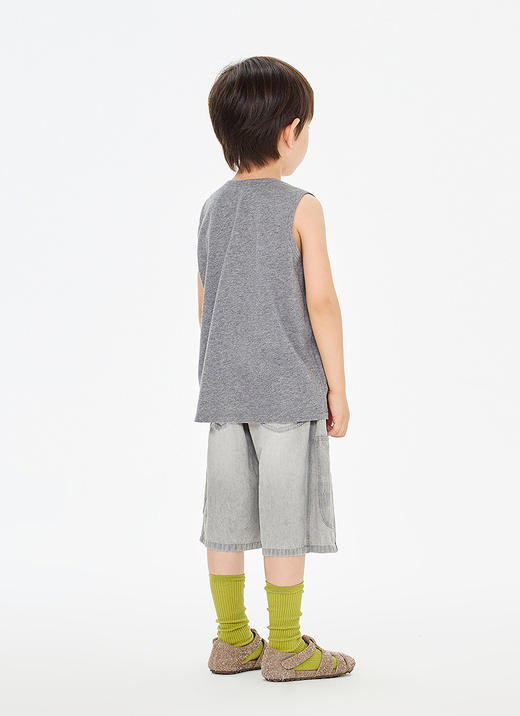 jnby   26年夏款  牛仔中裤  1Q4E11480 商品图5