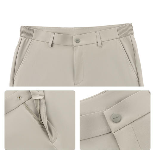 【户外/四面弹/凉感】柒牌男士休闲梭织长裤2026夏季新款商务通勤 130H71090 商品图3