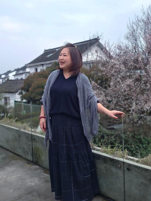 【群内福利】【半身裙】小众设计中长伞裙蛋糕裙，色织全棉面料；吸水性和透气性好 商品图1