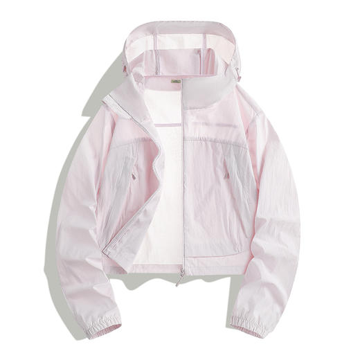 LUCKY DEER/幸运鹿山系女士短款连帽upf50+防晒衣96005 商品图3