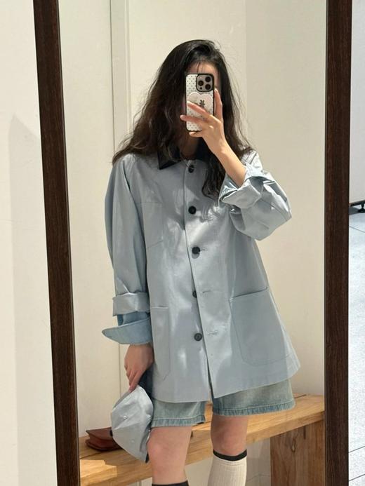 【高品质私服】【IC高密全棉斜纹夹克巴恩风外套】轻盈率性，适配休闲日常，细腻柔韧，色泽自然G1722-CC【无标出货 介意慎拍】 商品图0