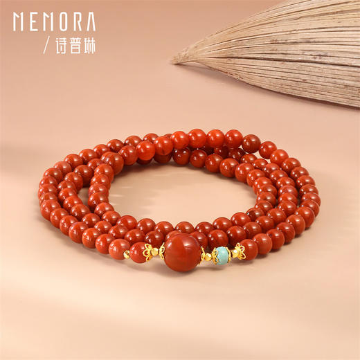 【新品首发】琳琅雅玉系列 南红小绿松手链项链万能链 女士礼物MEMORA诗普琳MB003403 商品图4