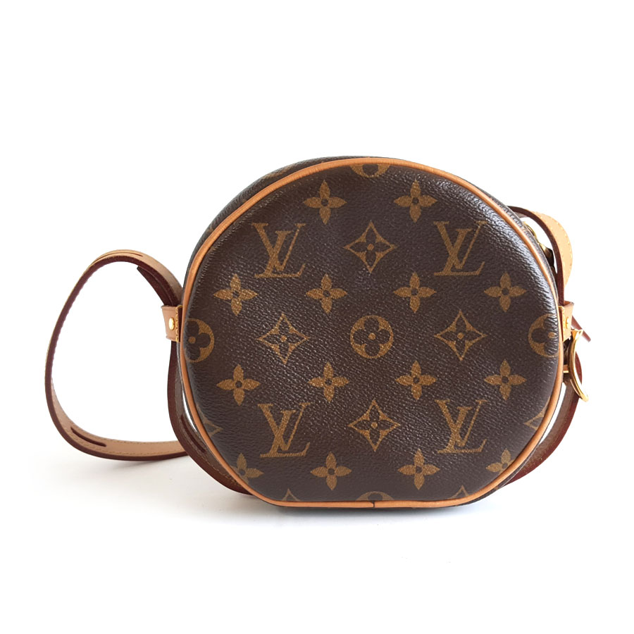 【95新】LV路易威登BOITE CHAPEAU SOUPLE手袋M45578小号老花软圆饼单肩斜挎包女士210326AK09