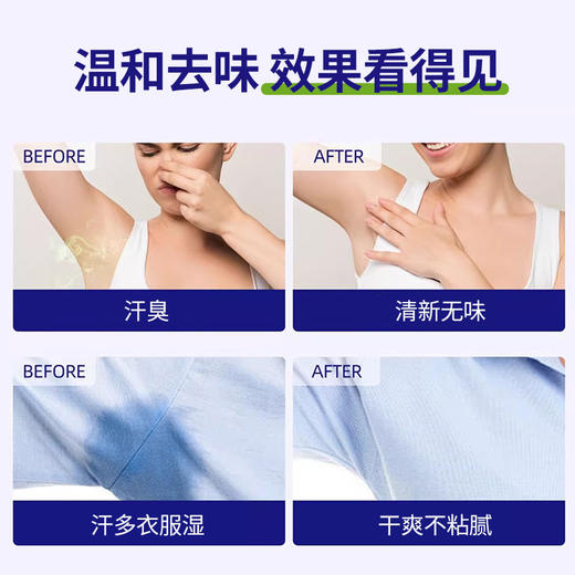 【科学植萃配方！买一送一）时斛腋香露 止汗去腋味狐臭喷雾 汗臭净味水喷剂 香体露 男女通用20ml 商品图2