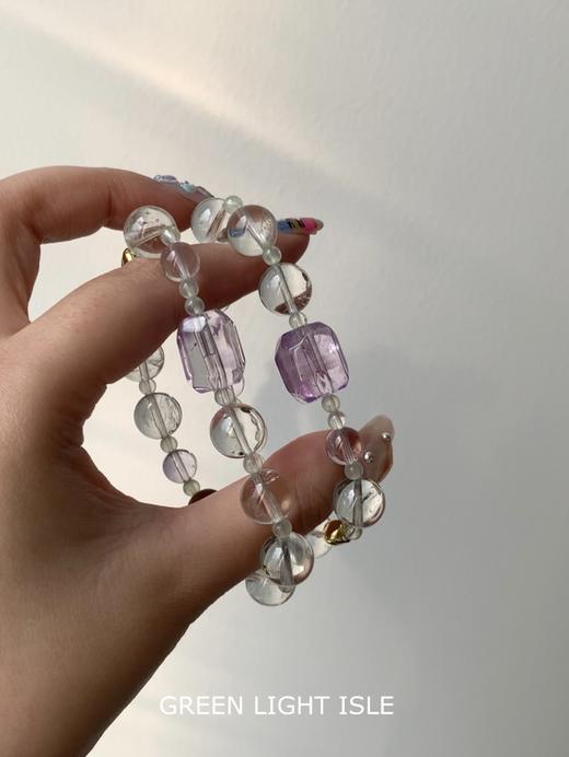 【小春日和】“春日限定的绿和紫”绿阿塞/紫水晶/葡萄石 喜木火 商品图4